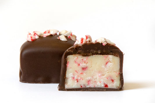 Milk peppermint truffle