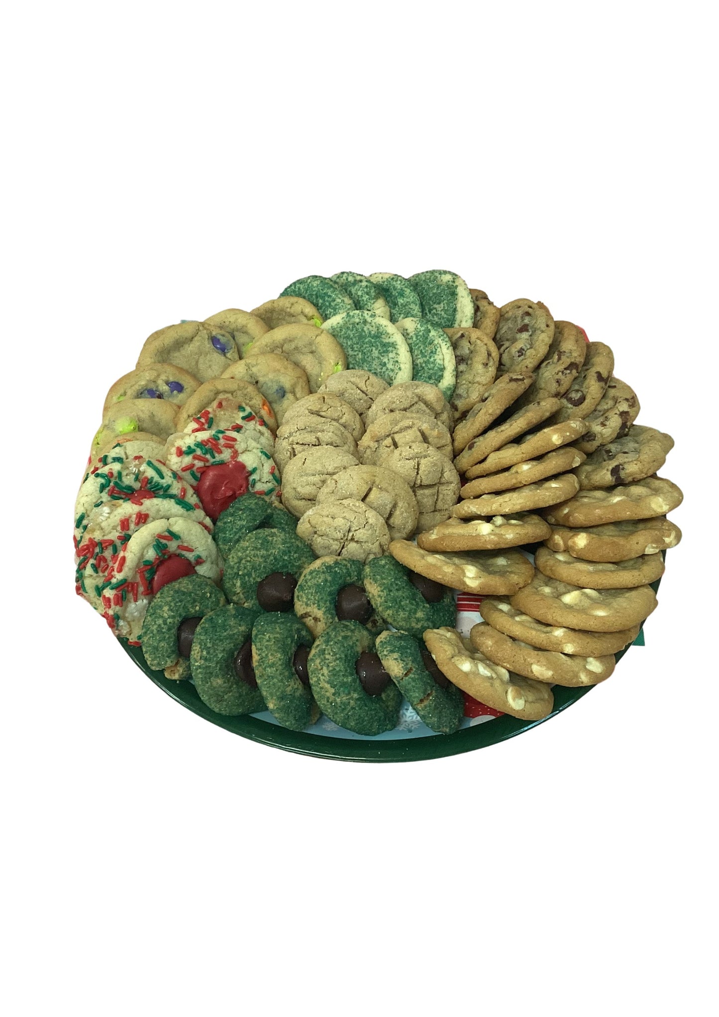 5 dozen holiday cookie tray